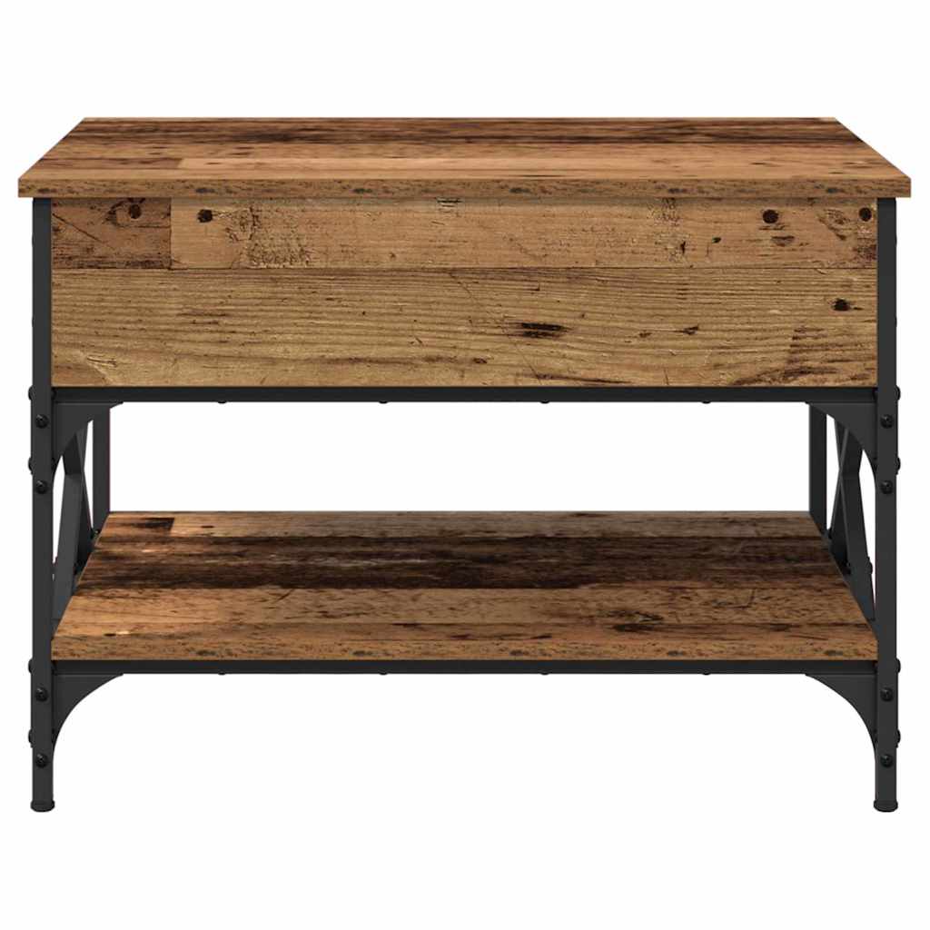 vidaXL Coffee Table Old Wood 70x50x50cm Engineered Wood 6