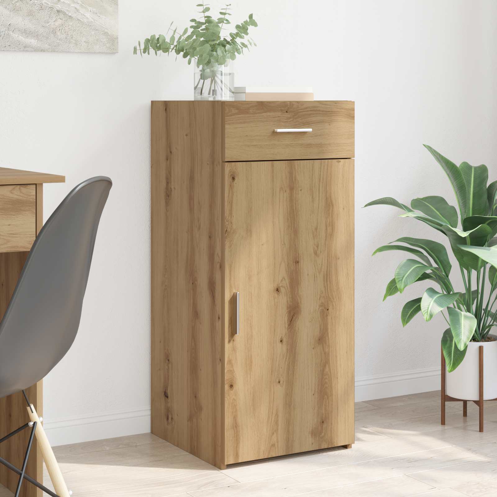vidaXL Storage Cabinet Artisan Oak 40 x 42.5 x 93 cm Engineered Wood 1