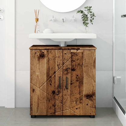 vidaXL Bathroom Cabinet Old Wood 61 x 35 x 64 cm 4