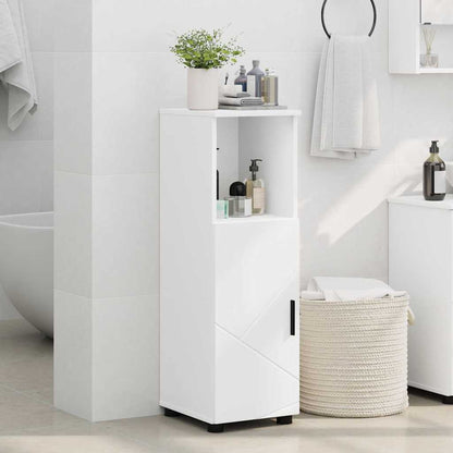 vidaXL Bathroom Cabinet White 30 x 35 x 95 cm Engineered wood, Metal 4