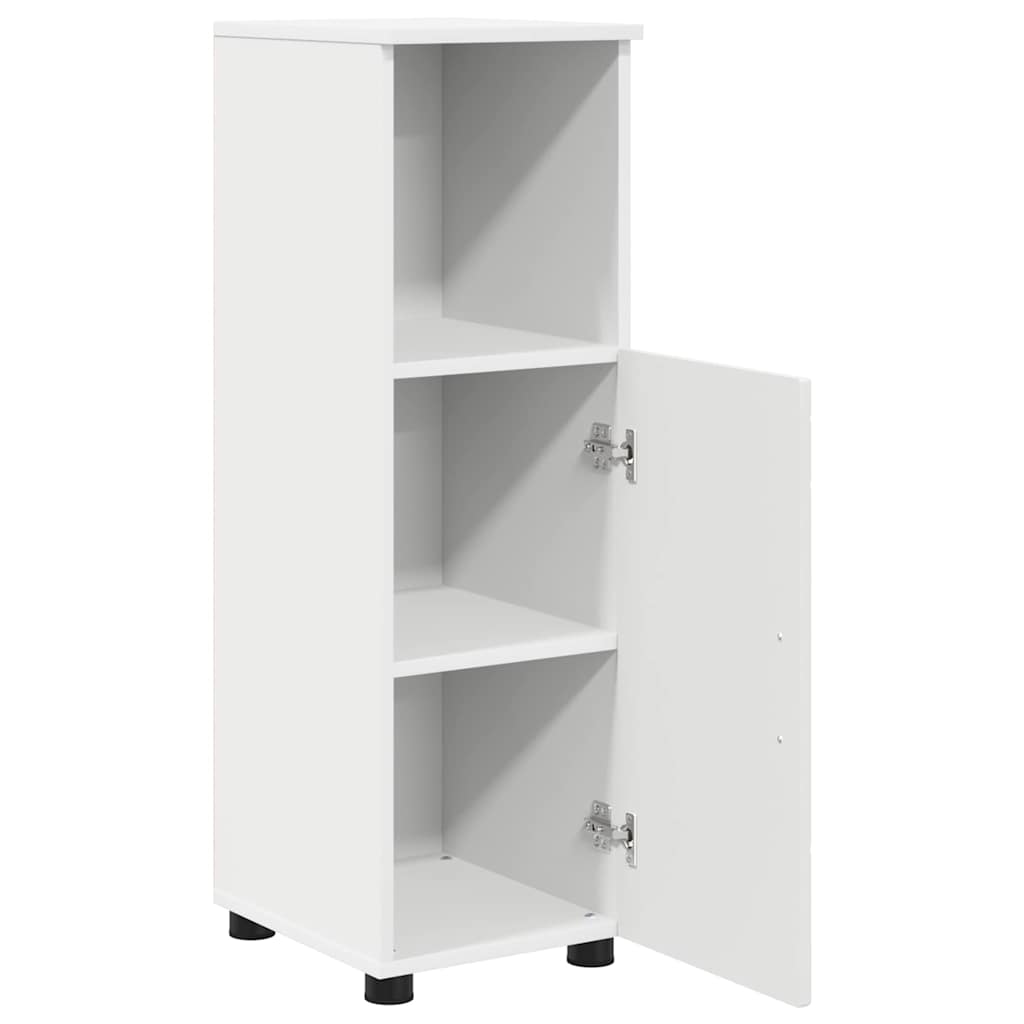 vidaXL Bathroom Cabinet White 30 x 35 x 95 cm Engineered wood, Metal 5