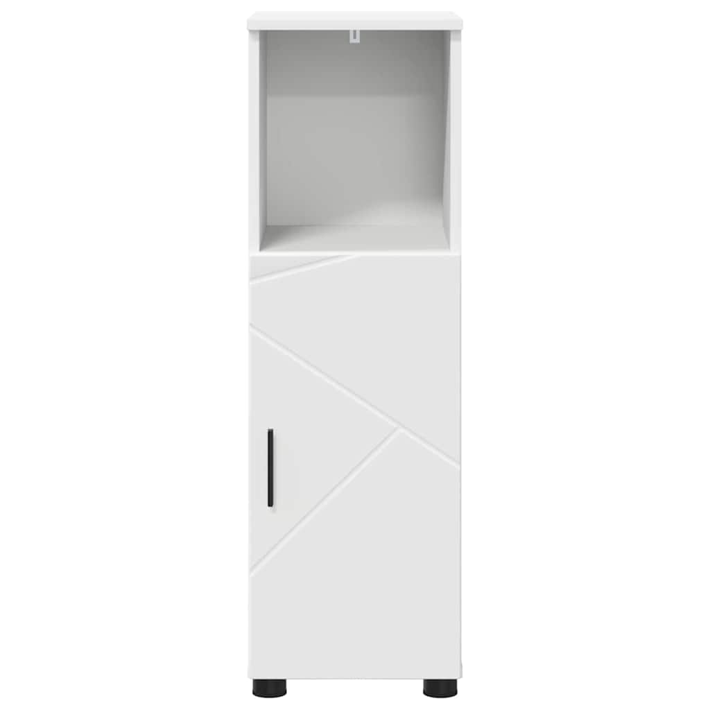 vidaXL Bathroom Cabinet White 30 x 35 x 95 cm Engineered wood, Metal 6