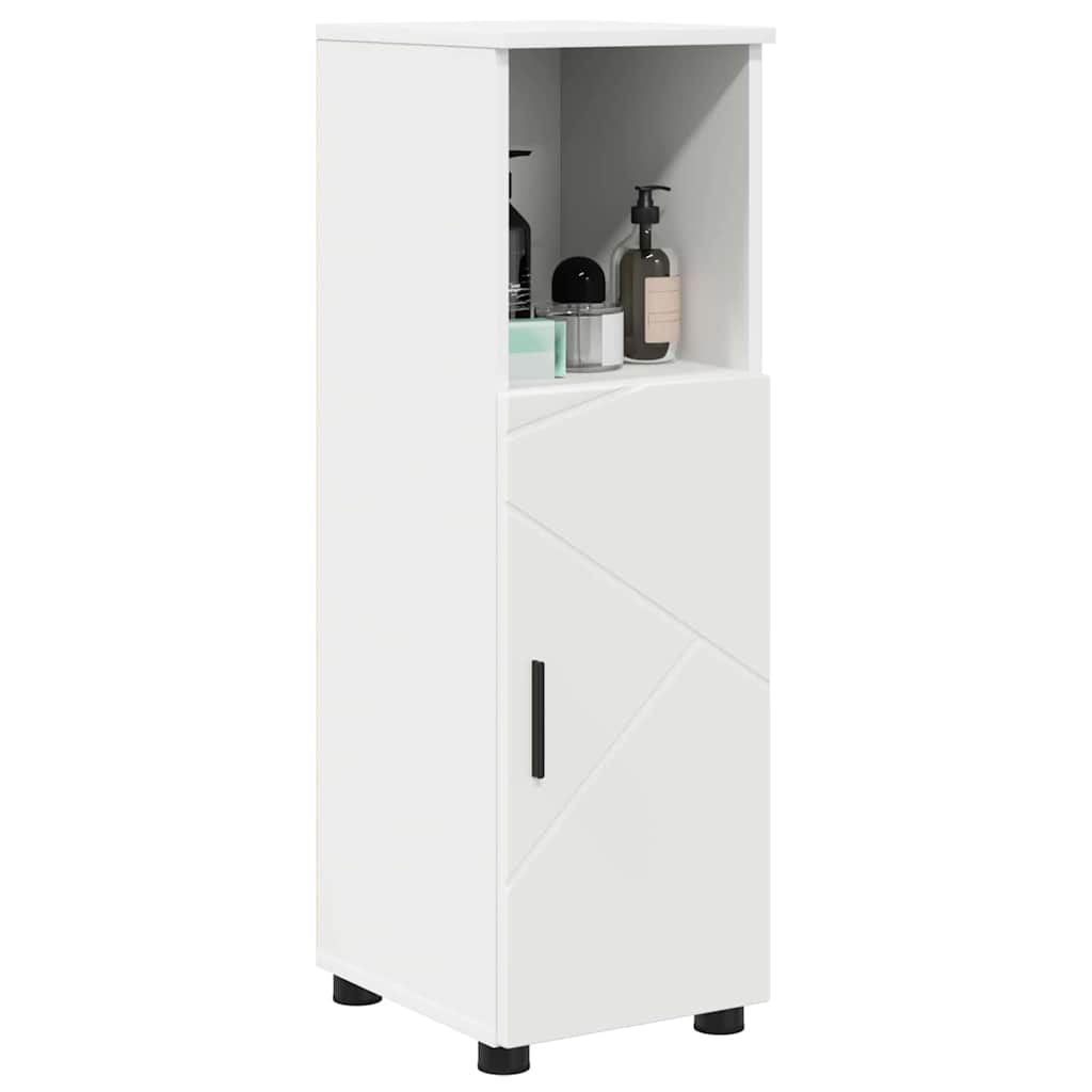 vidaXL Bathroom Cabinet White 30 x 35 x 95 cm Engineered wood, Metal 3