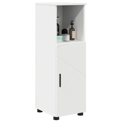 vidaXL Bathroom Cabinet White 30 x 35 x 95 cm Engineered wood, Metal 3