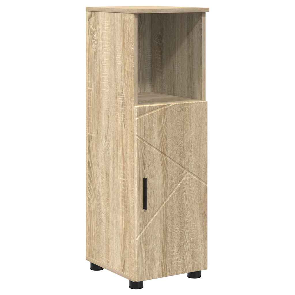 vidaXL Bathroom Cabinet Sonoma Oak 30 x 35 x 95 cm 2