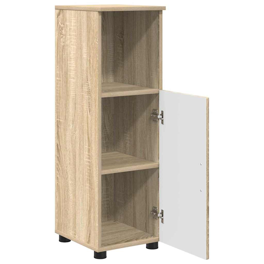 vidaXL Bathroom Cabinet Sonoma Oak 30 x 35 x 95 cm 5