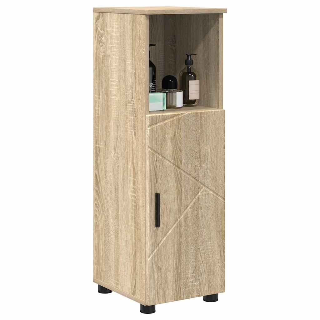 vidaXL Bathroom Cabinet Sonoma Oak 30 x 35 x 95 cm 3