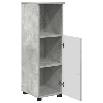 vidaXL Bathroom Cabinet Concrete Grey 30 x 35 x 95 cm 5