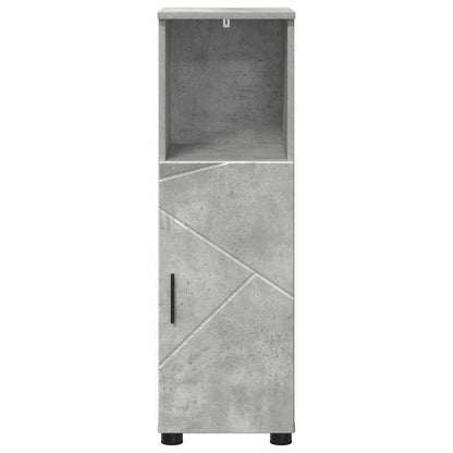 vidaXL Bathroom Cabinet Concrete Grey 30 x 35 x 95 cm 6