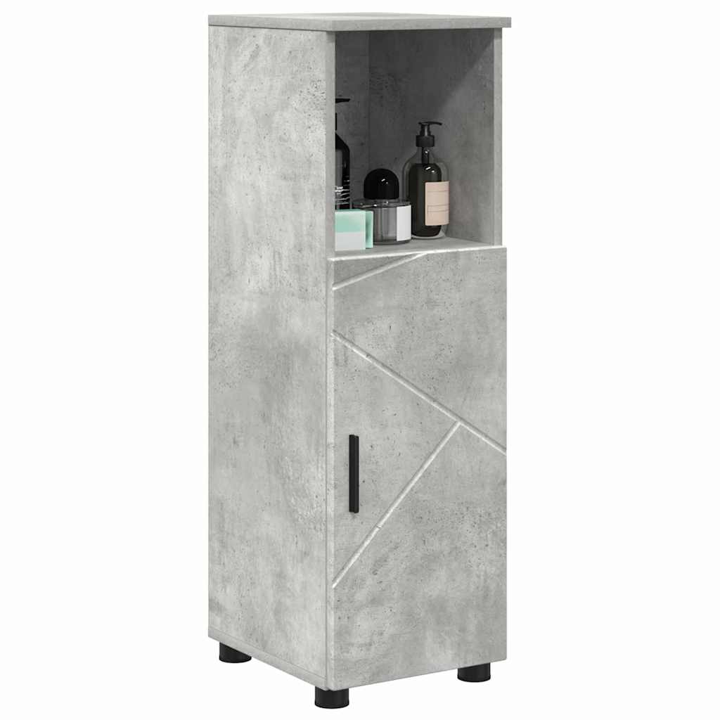 vidaXL Bathroom Cabinet Concrete Grey 30 x 35 x 95 cm 3