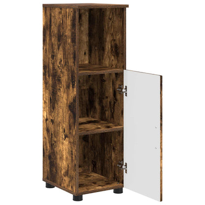 vidaXL Bathroom Cabinet Smoked Oak 30 x 35 x 95 cm 5