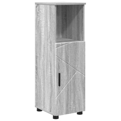 vidaXL Bathroom Cabinet Grey Sonoma 30 x 35 x 95 cm 2
