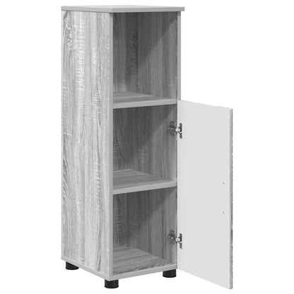 vidaXL Bathroom Cabinet Grey Sonoma 30 x 35 x 95 cm 5