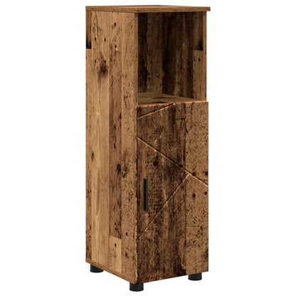 vidaXL Bathroom Cabinet Old Wood 30 x 35 x 95 cm 2