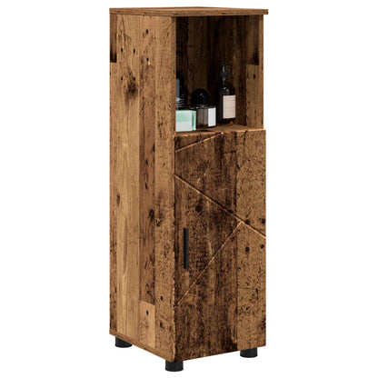 vidaXL Bathroom Cabinet Old Wood 30 x 35 x 95 cm 3