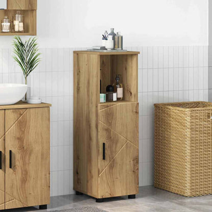 vidaXL Bathroom Cabinet Artisan Oak 30 x 35 x 95 cm 1