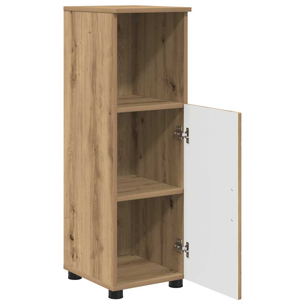vidaXL Bathroom Cabinet Artisan Oak 30 x 35 x 95 cm 5