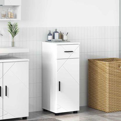 vidaXL Bathroom Cabinet White 30 x 35 x 80 cm Engineered wood, Metal 1