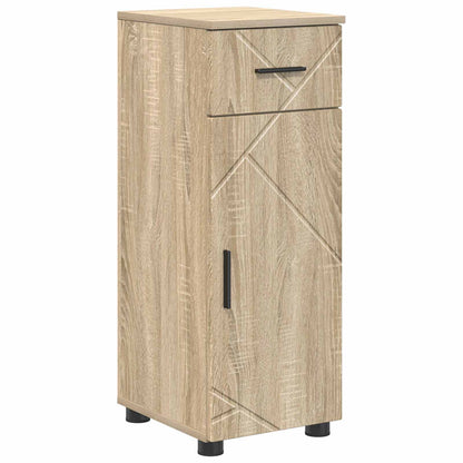 vidaXL Bathroom Cabinet Sonoma Oak 30 x 35 x 80 cm 2