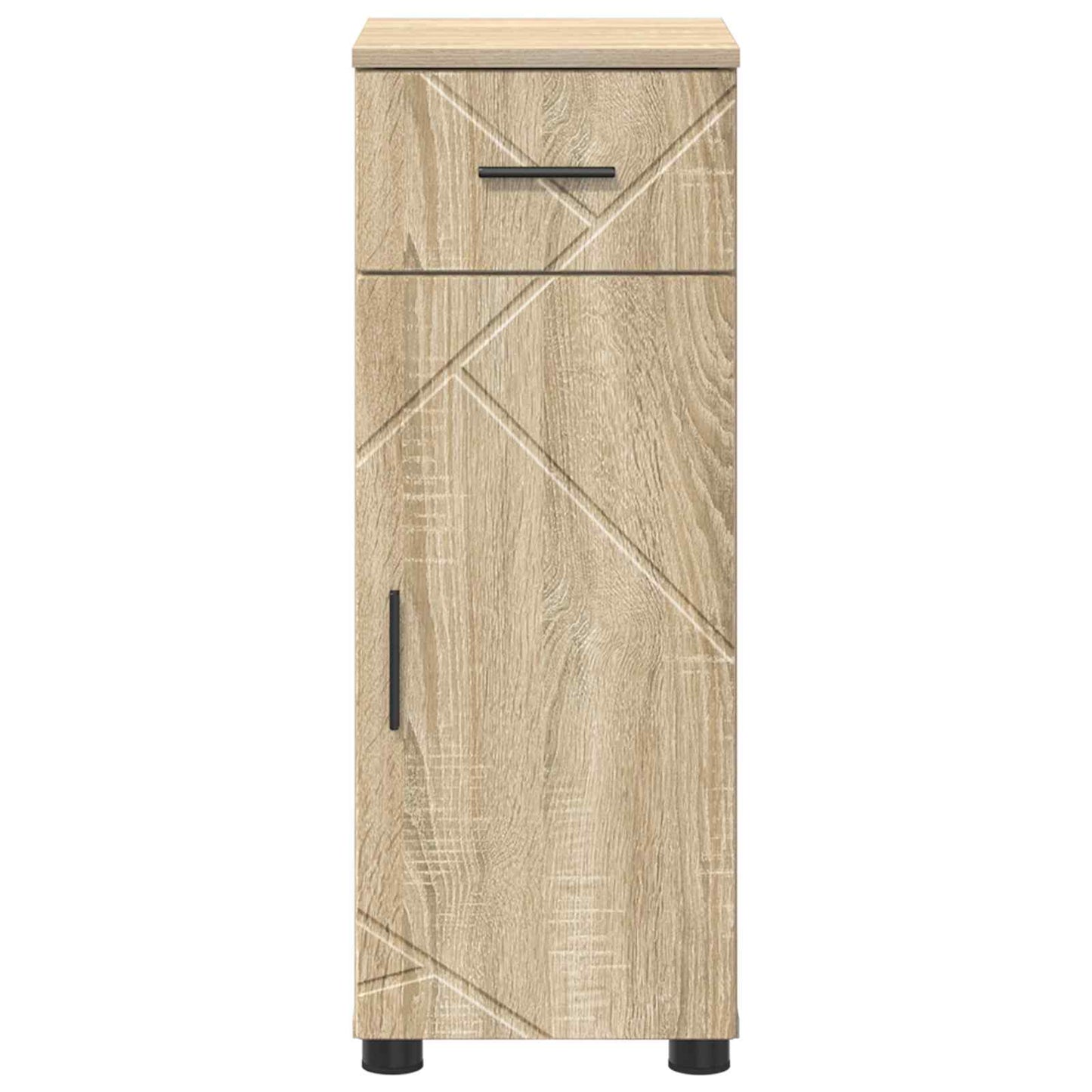 vidaXL Bathroom Cabinet Sonoma Oak 30 x 35 x 80 cm 6