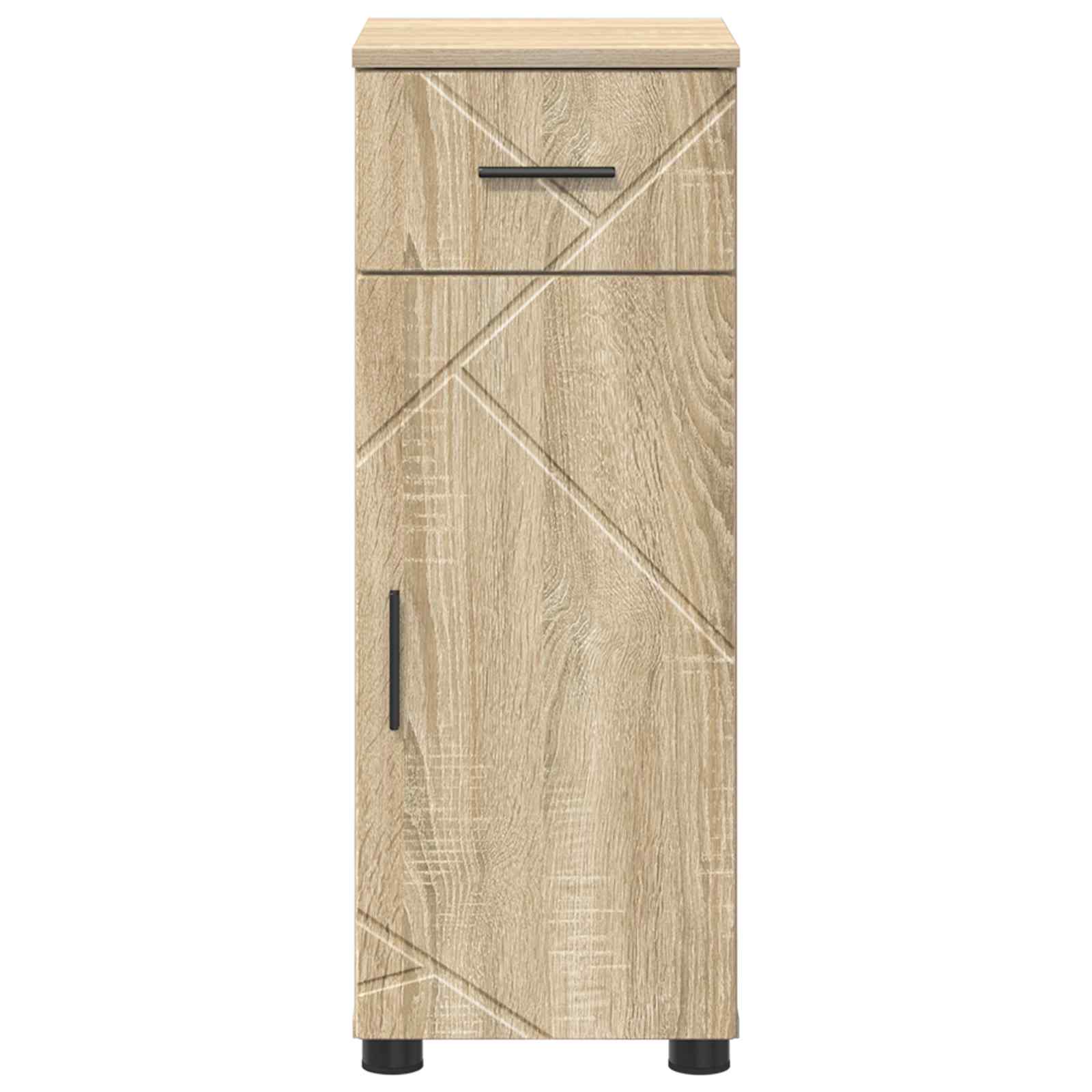 vidaXL Bathroom Cabinet Sonoma Oak 30 x 35 x 80 cm 6