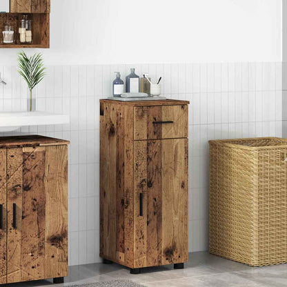 vidaXL Bathroom Cabinet Old Wood 30 x 35 x 80 cm 1