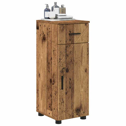 vidaXL Bathroom Cabinet Old Wood 30 x 35 x 80 cm 3