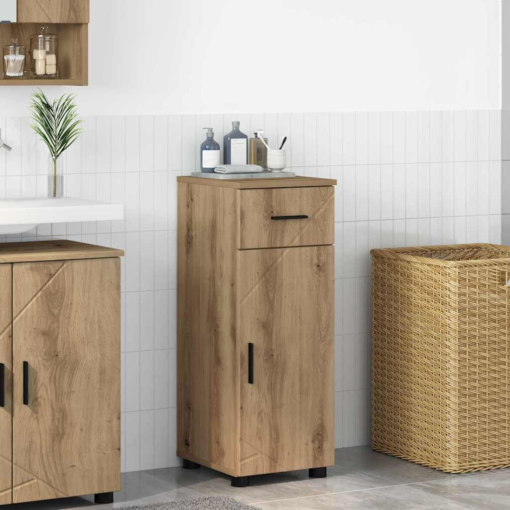 vidaXL Bathroom Cabinet Artisan Oak 30 x 35 x 80 cm 1