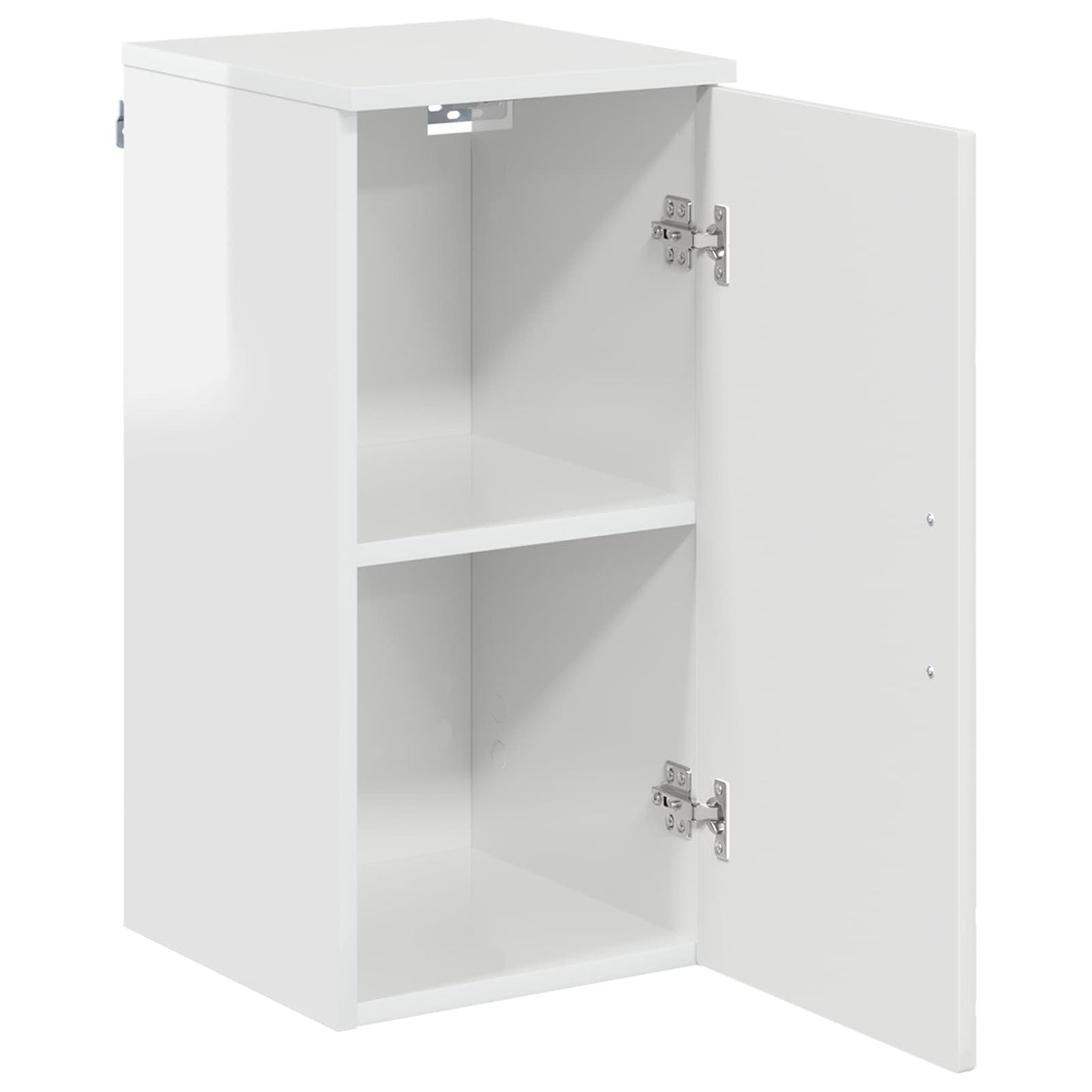 vidaXL Bathroom Cabinet High Gloss White 30 x 31.5 x 61 cm 5