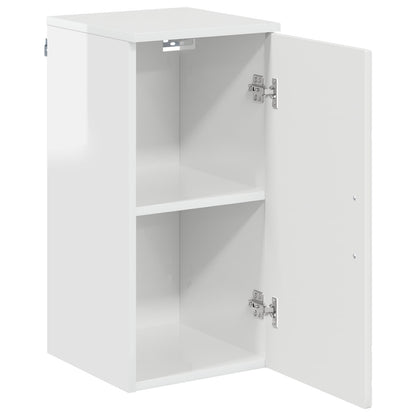 vidaXL Bathroom Cabinet High Gloss White 30 x 31.5 x 61 cm 5