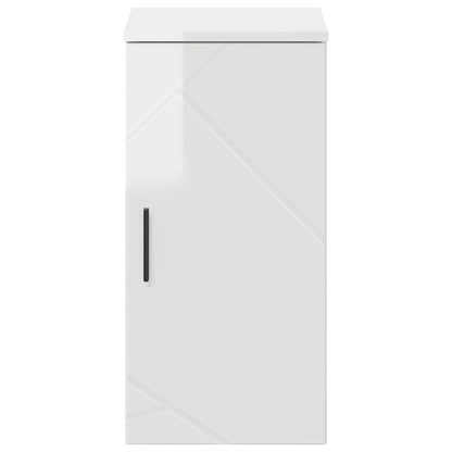 vidaXL Bathroom Cabinet High Gloss White 30 x 31.5 x 61 cm 6