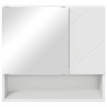 vidaXL Mirror Cabinet White 59 x 17 x 55 cm Engineered Wood 6