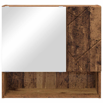 vidaXL Mirror Cabinet Old Wood 59 x 17 x 55 cm Engineered Wood 6