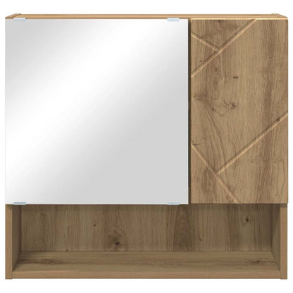 vidaXL Mirror Cabinet Artisan Oak 59 x 17 x 55 cm Engineered Wood 6
