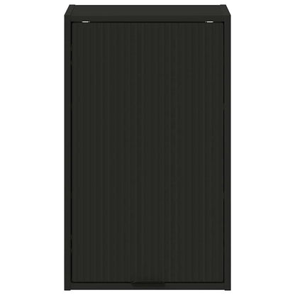 vidaXL Bathroom Cabinet Wall-mounted with Door Black 39 x 23.5 x 65 cm 6