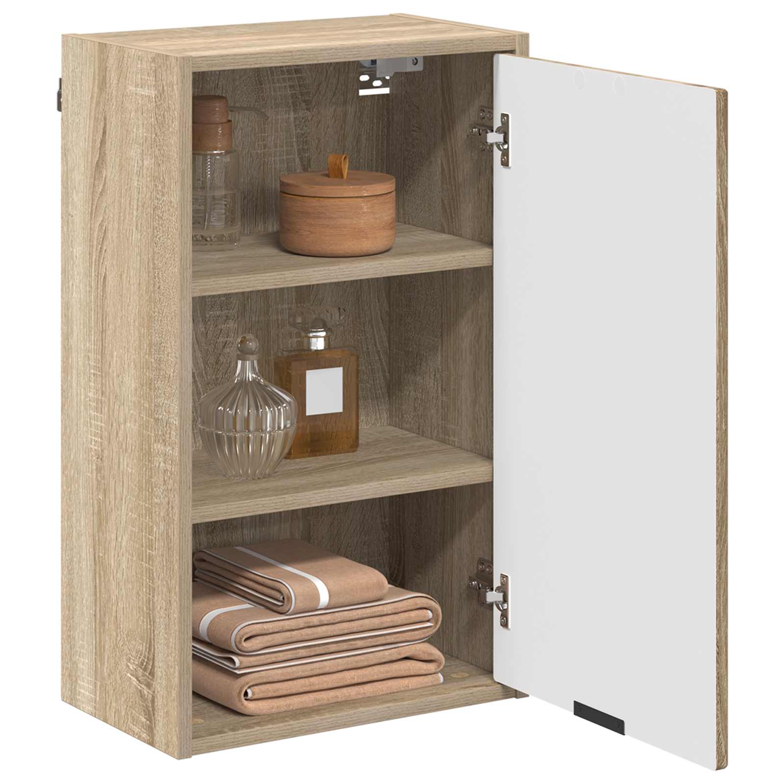 vidaXL Bathroom Cabinet Sonoma Oak 39 x 23.5 x 65 cm 3