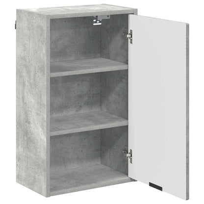 vidaXL Bathroom Cabinet Concrete Grey 39 x 23.5 x 65 cm 5