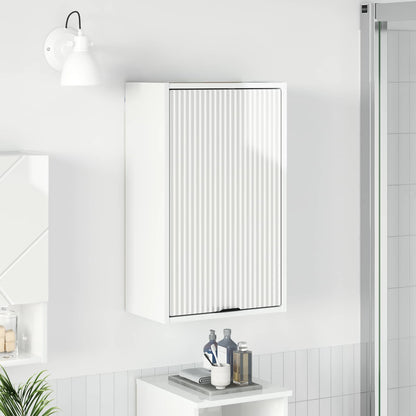 vidaXL Bathroom Cabinet High Gloss White 39 x 23.5 x 65 cm 1