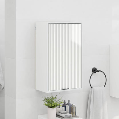 vidaXL Bathroom Cabinet High Gloss White 39 x 23.5 x 65 cm 4
