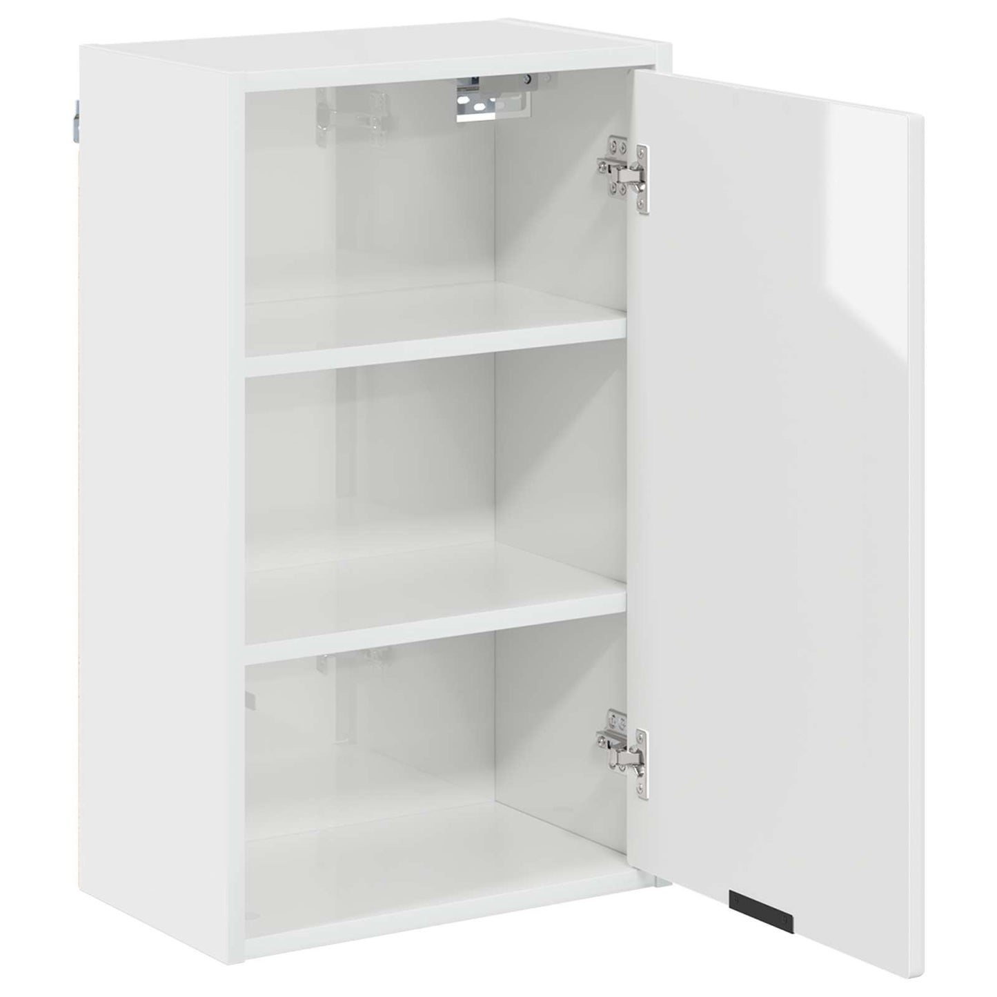 vidaXL Bathroom Cabinet High Gloss White 39 x 23.5 x 65 cm 5