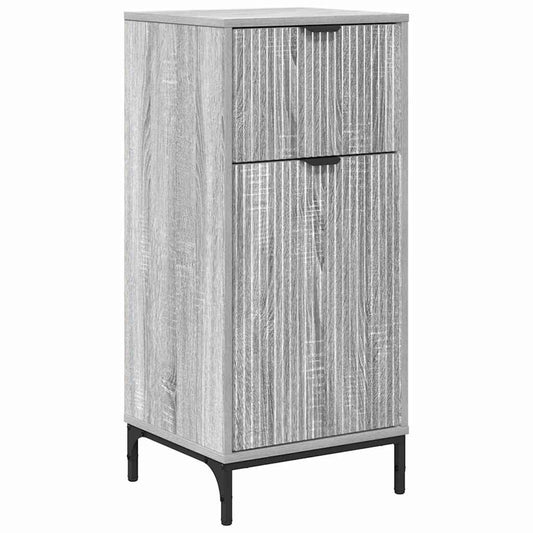Bathroom Cabinet 39.5 x 36 x 88 cm Grey sonoma