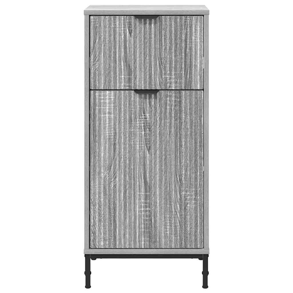 vidaXL Bathroom Cabinet Grey Sonoma 39.5 x 36 x 88 cm 6