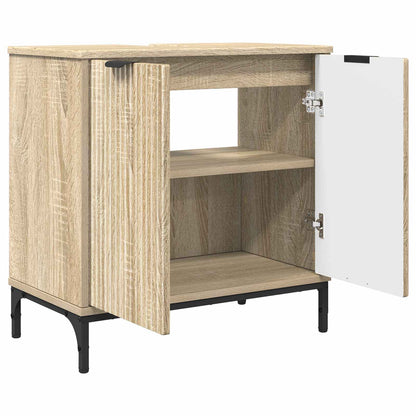vidaXL Bathroom Sink Cabinet Sonoma Oak 60.5 x 33.5 x 61 cm 5