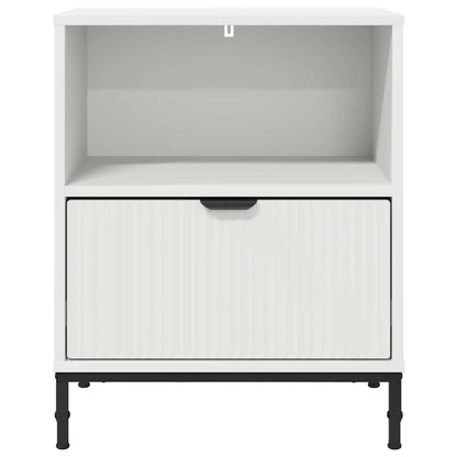 vidaXL Bedside Cabinet White 49 x 36 x 61 cm Engineered wood 6