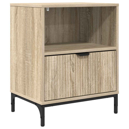 vidaXL Bedside Cabinet Sonoma oak 49 x 36 x 61 cm Engineered wood 2