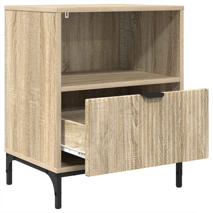 vidaXL Bedside Cabinet Sonoma oak 49 x 36 x 61 cm Engineered wood 5