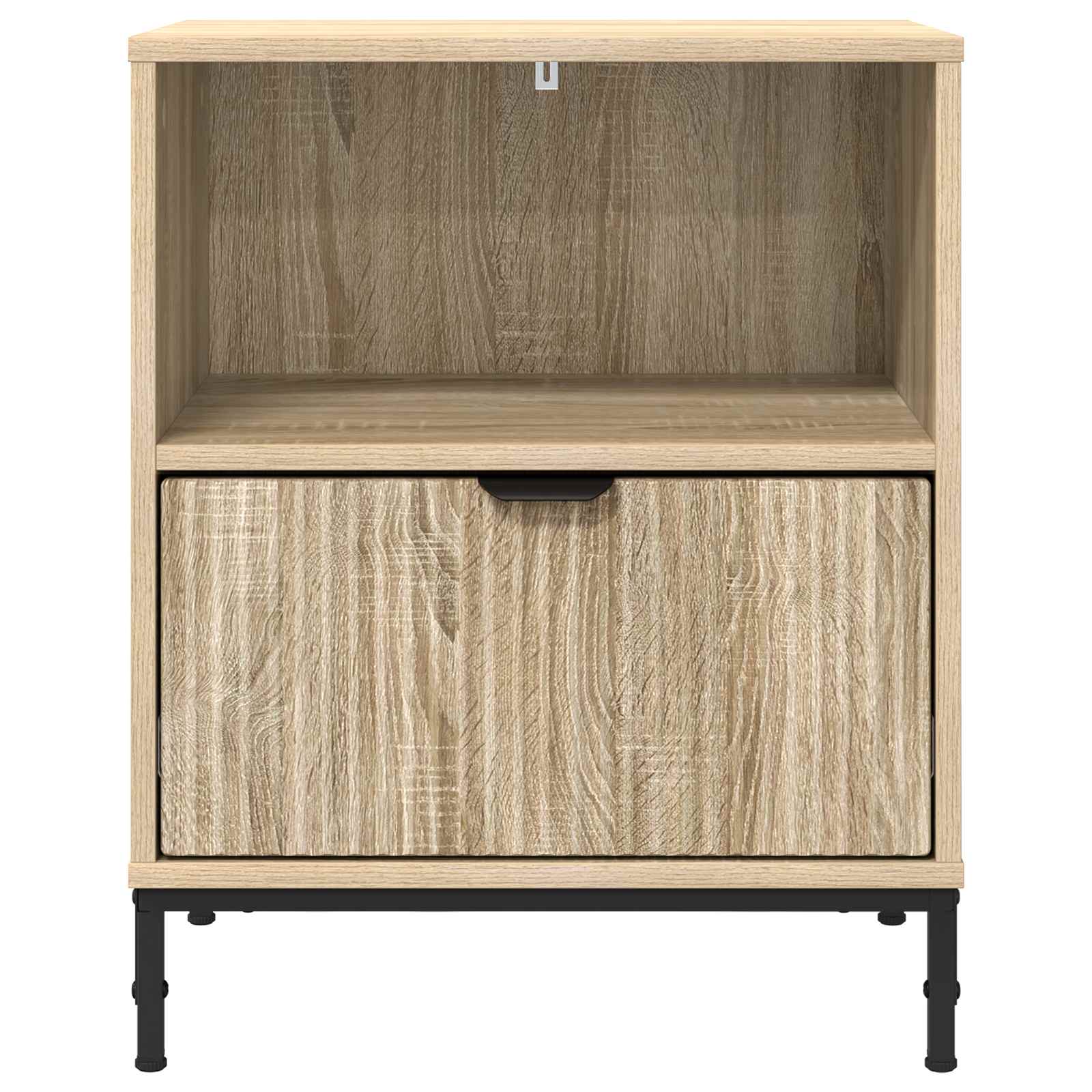 vidaXL Bedside Cabinet Sonoma oak 49 x 36 x 61 cm Engineered wood 6
