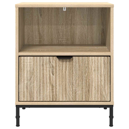 vidaXL Bedside Cabinet Sonoma oak 49 x 36 x 61 cm Engineered wood 6