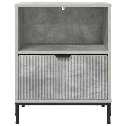 vidaXL Bedside Cabinet Concrete grey 49 x 36 x 61 cm Engineered wood 6