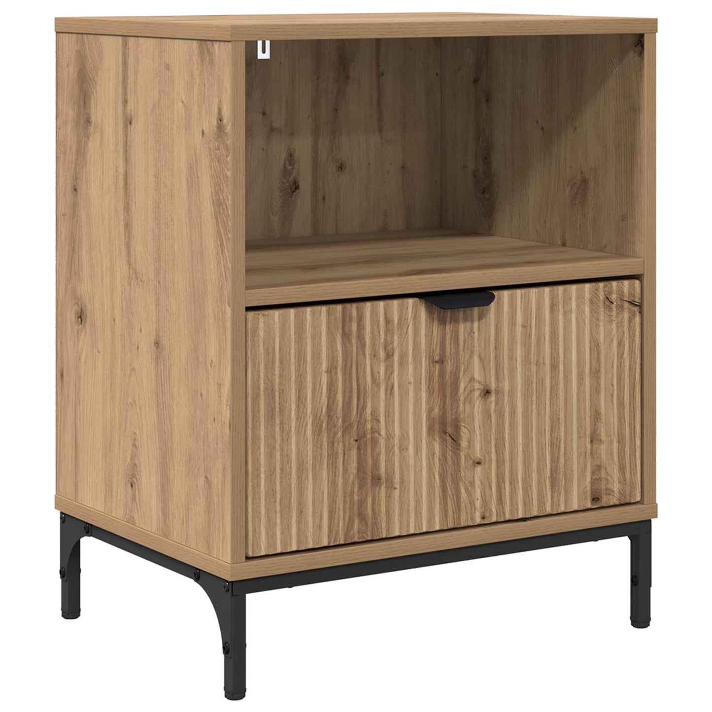 vidaXL Bedside Cabinet Artisan oak 49 x 36 x 61 cm Engineered wood 2